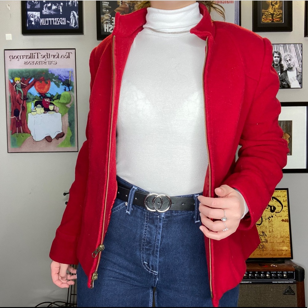 Red Arvida coat
